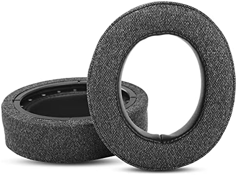 HS70 Earpads Upgrade Thicker Fabric Ear Pads Cushion Replacement Compatible with Corsair HS70 Pro HS60 HS50 Headphone