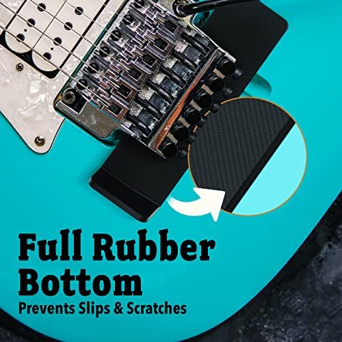 IMPRESA [2 Pack] Guitar Floating Tremolo Bridge Shim - for Easy Adjustment and Tuning - Durable Plastic Trem Wedge - Electric Guitar Bridge Replacement Tool for Faster String Replacement