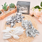 Bow Claw Clips Bow Hair Clips White 3PCS Big Hair Bows for Women Butterfly Hair Clips for Styling Large Hair Clips for Thick Hair for Girls Hair Accessories for Women