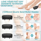 8 Pack Refill Rollers for Electric Foot Callus Remover, Replacement Rollers Heads Foot Care Pedicure Tools, 3 Pack Extra Coarse, 3 Regular Coarse, 2 Gentle Coarse Refill Rollers for Electric Foot File