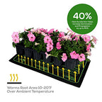 MET Certified 2 Pack Seedling Heat Mat, Seedfactor Waterproof Durable Germination Station Heat Mat, Warm Hydroponic Heating Pad for Indoor Home Gardening Seed Starter(10" X 20")