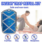 18 Pcs Flying Insect Trap Refill Cartridge Compatible with zevo M364