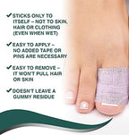 Guard-Tex Beige ¾ Ballet Protective Tape - Self Adhesive Toe Tape, Sweatproof Blister Protection, Athletic Wrap Self Adhesive and Cohesive Bandage - 3-Pack x 7.5 yds