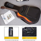 3pcs Guitar Accessories Kit, Guitar Gig Bag + Folding Guitar Stand + Adjustable Guitar Strap, for Acoustic Classical Guitar Bass Guitar