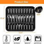 Air Fryer Grill Pan for Ninja Foodi DT251 Digital Air Fryer Countertop Oven, 13.4 * 11.4'' Air Fryer Grill Plate Crisper Plate Rack Accessories Replacement Parts Tray,Dishwasher Safe