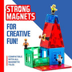 Playmags Magnetic Figures Community Set of 15 Pieces - Play People Perfect for Magnetic Tiles Building Blocks - STEM Learning Toys Children – Magnet Tiles Expansion Accessories Pack (Styles May Vary)