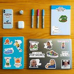 500 Pcs Funny Stickers for Adults & Teens - Trendy Meme Stickers, VSCO Vinyl Decals, Durable Waterproof Humor Stickers for Laptops, Water Bottles, Phones, Hard Hats - Gift for Meme Lovers