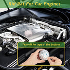 Rodent Repellent for Car Engines, Natural Peppermint Oil to Repel Mice and Rats with 3M Tape, Easy-to-Use, Keep Rodents out of Car, Rat Repellent, Mouse Repellent under Hood for Car, House, RV, 2 Pack