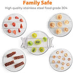 SICHEER Dehydrator Rack Stainless Steel Stand Accessories Compatible with Instant Pot Air Fryer Crisp Lid 6 Quart