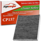 EPAuto CP157 (CF12157) Replacement Made for Toyota/Mazda/Subaru Cabin Air Filter includes Activated Carbon