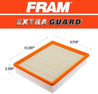 FRAM Extra Guard CA8755A Replacement Engine Air Filter for Select Cadillac, Chevrolet, and GMC Models, Provides Up to 12 Months or 12,000 Miles Filter Protection