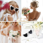 Bridal Shower Gifts for Women Bride To Be Gift Set Bride Hair Clip Claw Clip Accessories Bride Hair Scrunchie Bride Sunglasses Bachelorette Party Wedding Gifts