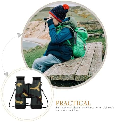 Telescope Compact Binocular Cruise Accessories Binoculars for Adults Hiking Binoculars Multi-Function Small Binocular Pocket Binoculars Tiny Binoculars Mini Handheld Binoculars