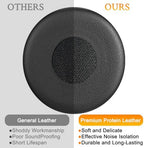 SOULWIT Replacement Ear Pads Cushions for Jabra Evolve 65/40/30/20 Headphones, Earpads for Jabra Evolve 65UC 65MS/ 40UC 40MS/ 30US 30II/ 20SE 20UC 20MS Headset - Evolve 65 PL Black