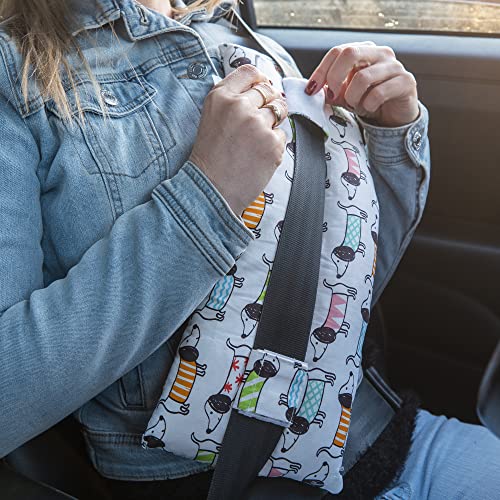 Mastectomy Pillow, Post Heart Surgery Seatbelt Pillow, Port Pillow for Chemo Patients, Hysterectomy Recovery, Csection Recovery, Pacemaker Seatbelt Protection, Great Breast Cancer Gifts for Women