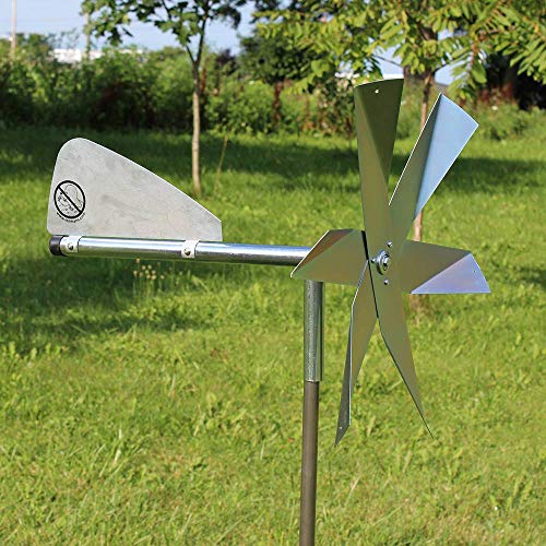 Lehman's Mole Chasing Humane Deterrent Windmill Covers 20,000 Feet Using Vibrations from Wind, Single
