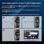 Replacement Magic Remote Control for LG Smart TV Remote LG-TV-Remote with Voice and Pointer Function Universal LG Remote for LG UHD OLED QNED NanoCell 4K 8K Models Google/Alexa