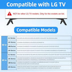 Stand Replacement Legs for Lg Tv - Replacement Base for LG TV 60 and 65-inch,for UJ UK UM UN Series,for 60UJ6050 60UK6090 60UM6900 60UN7300 65UJ6300 65UK6090 65UM6900 65UN6950 and Other Models of TV