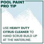 INSL-X Waterborne, Semi-Gloss Acrylic Pool Paint, White, 1 Gallon