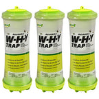 RESCUE! WHY Trap for Wasps, Hornets, & Yellowjackets – Hanging Outdoor Trap - 3 Traps