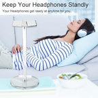 Acrylic Desktop Headphone Holder, Countertop Accessories Stand, Universal for All Music Gaming Headsets 1 Pack(DP015)