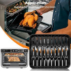 Air Fryer Grill Pan for Ninja Foodi DT251 Digital Air Fryer Countertop Oven, 13.4 * 11.4'' Air Fryer Grill Plate Crisper Plate Rack Accessories Replacement Parts Tray,Dishwasher Safe