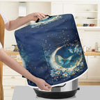 Moon Butterfly Dust Cover for 3 qt Instant Pot Pressure Cooker,Cloth Cover with Pockets for Holding Extra Accessories,Waterproof Easy Cleaning,Can Ironable