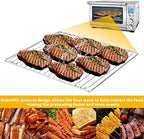 Wire Rack for Baking, Wire Baking Rack Fits for Breville Smart Oven BOV800XL, Plus BOV810BSS, Pro BOV845BSS. SP0002651, Stainless Steel Wire Rack for Cooking, Oven Racks Replacements