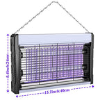 Neijiaer Bug Zapper 3200V Electric Mosquito Zapper Outdoor Fly Zapper Indoor with Hanging Function USB-Powered Mosquito Killer with Removable Tray Insect Killer with Light Trap for Fly Gnat Moth