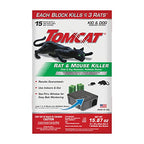 Tomcat Rat and Mouse Killer Child and Dog Resistant, Refillable Station, 2-Pack (2 Bait Stations Plus 30 Refills)