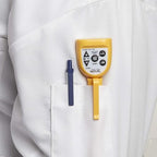 Taylor Compact Waterproof Digital Thermometer, 4.5 Inch Stem, Yellow