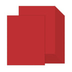 100 Sheets Dark Red Cardstock 8.5 x 11 Red Printer Paper, Goefun 80lb Red Card Stock Paper for Christmas Cards Making, Invitations and Craft