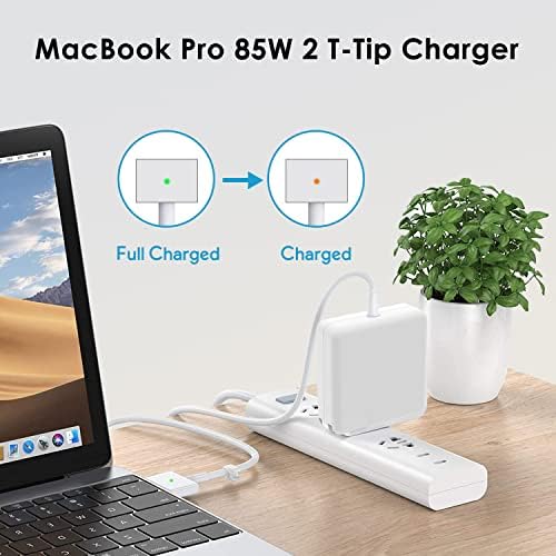 Replacement Mac Book Pro Charger, 85W T-Tip Mac Charger Compatible with Mac Book Pro 17/15/13 Inch and Mac Book Air 15/13 Inch Between 2012-2017