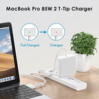 Replacement Mac Book Pro Charger, 85W T-Tip Mac Charger Compatible with Mac Book Pro 17/15/13 Inch and Mac Book Air 15/13 Inch Between 2012-2017