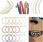 66PCS Guitar Accessories Kit, Acoustic Guitar Changing Tool, Including Acoustic Strings, Guitar Picks, Capo, String Winder&Cutter, Tuner, Guitar Bones,for Guitar Players and Guitar Beginners