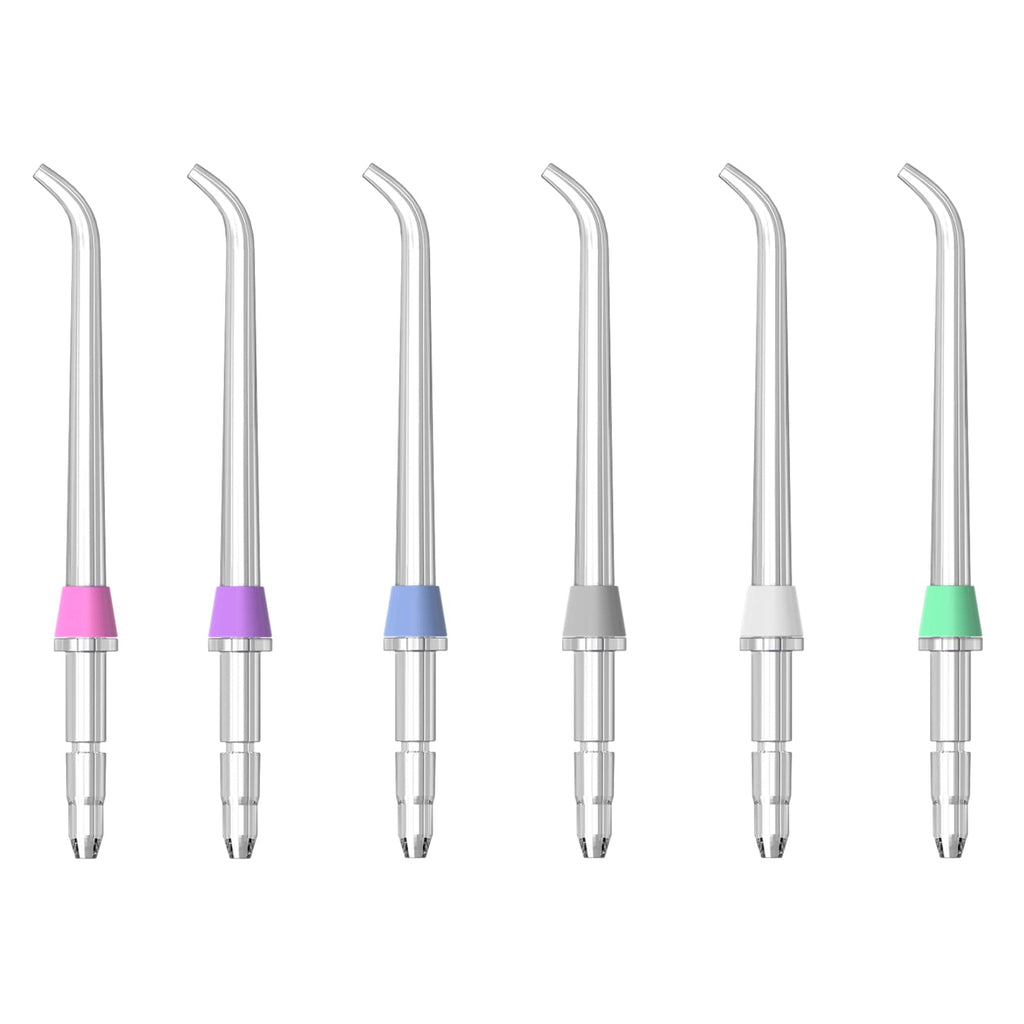 FREEFEEL Replacement Heads for Waterpik Water Flosser (6 Classic Jet Tips)
