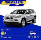 3 wipers Replacement for 2014-2021 Jeep Cherokee, Windshield Wiper Blades Original Equipment Replacement - 26"/18"/14" (Set of 3) U/J HOOK