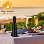 PIMAG Fly Fans for Tables, Fly Repellent Fan Indoor Outdoor with Holographic Blades Keep Flies Away, Batteries Powered Bug Repellent Outdoor for Picnic, Party, Restaurant, Kitchen, and BBQ, 4 Pack