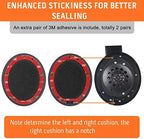 GVOEARS Replacement Ear Pads for Beats Studio 3, Ear Cushions for Beats Studio 2&Studio 3 Wired & Wireless Not Fit Beats Solo On-Ear Headphone with Stronger 3M Adhesive Tape Thicker Memory Foam(Grey)