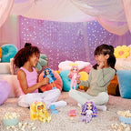 Rainbow High Jr High PJ Party - Skyler, Blue 9" Posable Fashion Doll with Soft Onesie, Slippers, Fun Play Accessories, Great Toy Gift for Girls Kids Ages 4-12 Years