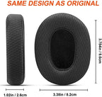 Gvoears Replacement Ear Pads Cushions for Skullcandy Crusher Wireless, Crusher ANC/EVO, Hesh ANC/EVO, Hesh 3, Also Fit for Skull Candy Venue Wireless ANC Headphone Mesh Fabric Black