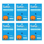 Safer Brand Home SH500 Indoor Fruit Fly Trap – Ready-to-Use, Non-Staining, No synthetic Insecticides – 6 Traps, Blue