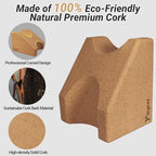Guitar Neck Rest, Natural Cork Guitar Neck Support Pillow Cradle Holder, String Instrument Luthier Tool for String Changing, Repair, Cleaning, Guitar Workstation, Guitar Accessories