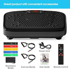 Vibration Plate Exercise Machine for Lymphatic Drainage Weight Loss,SoftGym Power Vibration Plate 300-400 Lbs Capacity Full Whole Body Workout Vibration Platform,Waver Vibration Plate for Home Fitness