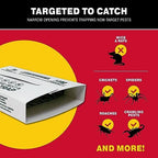 Catchmaster Crawling Pest & Insect Glue Traps 12-Count (3 Packs of 4), Insect Traps Indoor for Home, Pest Control Tray for Spiders, Crickets & Roaches
