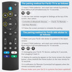 Voice Replacement Remote for All Insignia/Toshiba/Pioneer Smart TVs (Suitable for all Fire series)