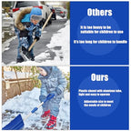 2 Pack Kids Snow Shovel, Detachable 27.5-36.5 inch Plastic Snow Shovel for Kids, Adjustable Winter Shovel Beach Shovels for Outdoor Yard Garden Activities