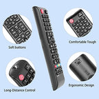 【Pack of 2】 BN59-01289A Remote Control Compatible with Samsung TV TM1240A MU6070 Series UN40MU6290 UN43MU6290 UN43MU6290F UN50MU6070 UN50NU710D UN55MU6290 Replacement Controller with Batteries