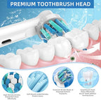 FIRIK Replacement Toothbrush Heads16 Pack, Electric Toothbrush Heads Compatible with Oral B Electric Toothbrush, Whitening Toothbrush Head, Toothbrush Head with Scraper