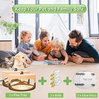 Flea Traps for Inside Your Home,New 2023 Flea Light Trap for Indoor with Light Refills and Sticky Pads,Indoor Electronic Flea Killer for House,Family and Pet Friendly Sticky Flea Trap(2 Pack)